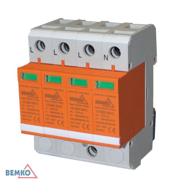 OCHRONNIK PRZEPIĘĆ 4P 25-50kA KLASA T1+T2 (B+C)