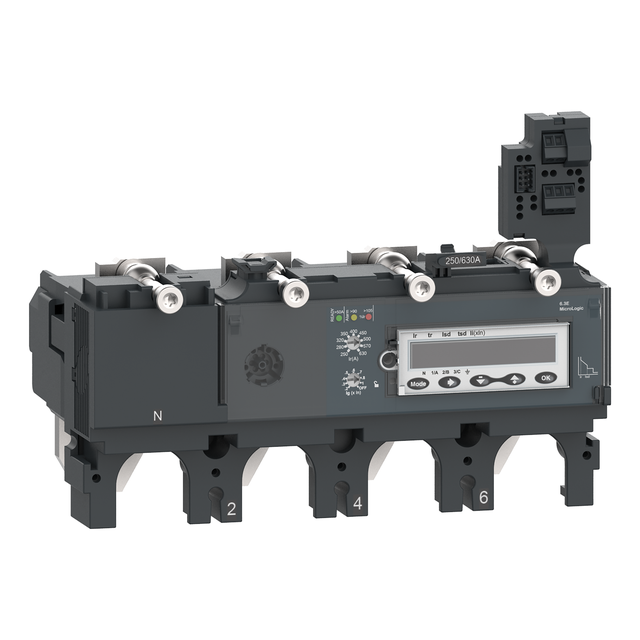 Wyzwalacz elektroniczny, ComPacT NSX, Micrologic6.3E, 630A, 4P3D, do NSX630