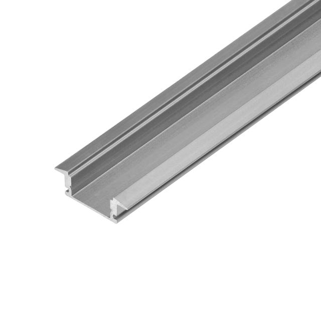 Profil aluminiowy do taśm LED, 2000 x 24,5 x 6,85 mm, wpuszczany w karton gips, srebrny, komplet 50