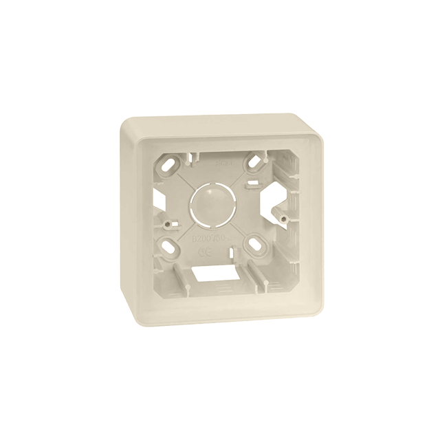 Simon 82 Puszka natynkowa 1-krotna kremowy