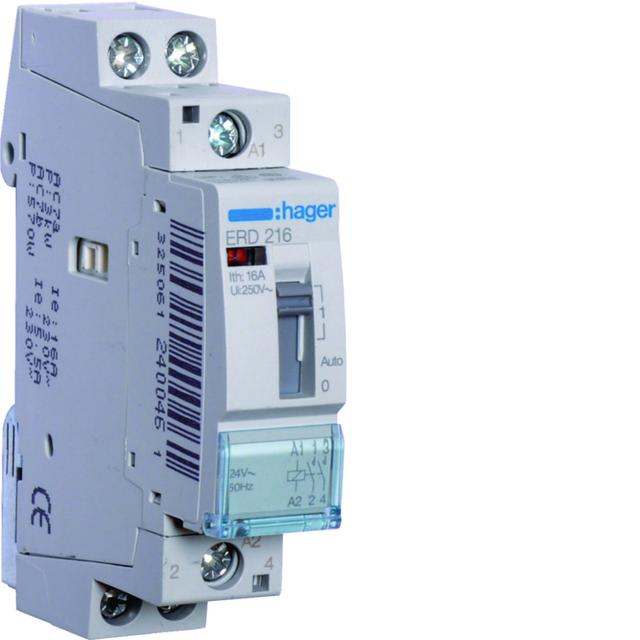 Przekaźnik instalacyjny 24VAC 2Z 16A ERD216 HAGER