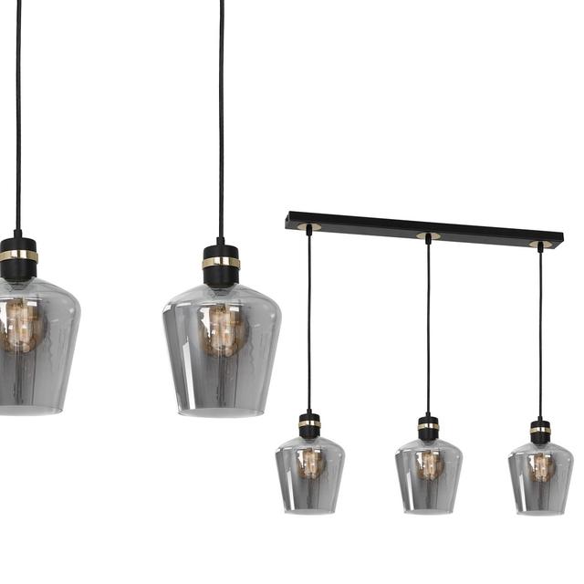 Milagro lampa wisząca Richmond 3xE27 czarno/złota MLP6539