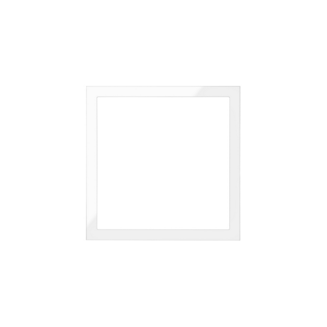 Simon 100 Ramka matrix 1-krotna biały