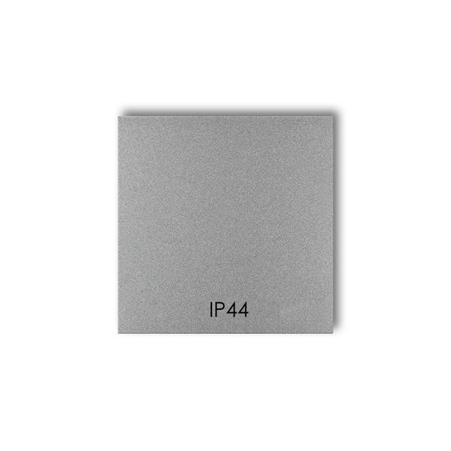 Klawisz pojedynczy do łączników IP44 ICON, MINI, srebrny metalik 7MKLH-1 KARLIK