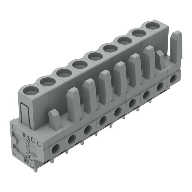 MCS-MIDI Classic gniazdo 9-bieg. szare raster 5 mm /50szt./ WAGO