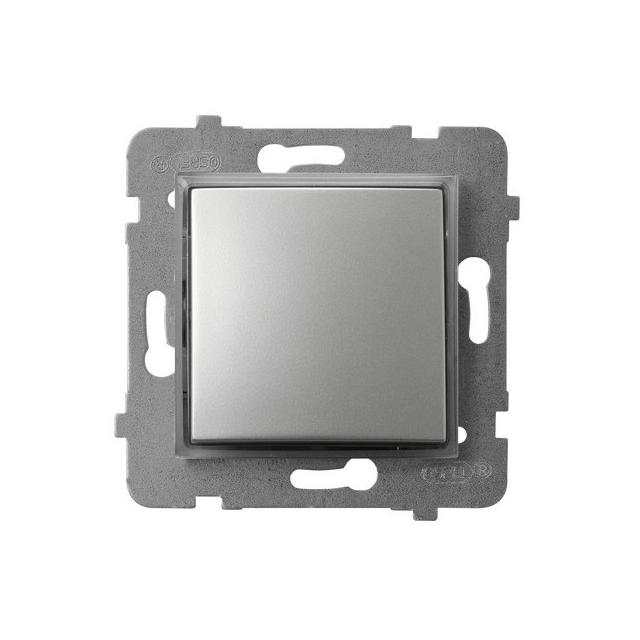 ARIA Łącznik kontrolny z podświetleniem niebieskim - kolor srebro