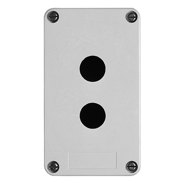 Harmony XAPS Pusta kaseta sterująca 2 otwory fi22 szara 85x146mm plastikowa XAPA1120 SCHNEIDER