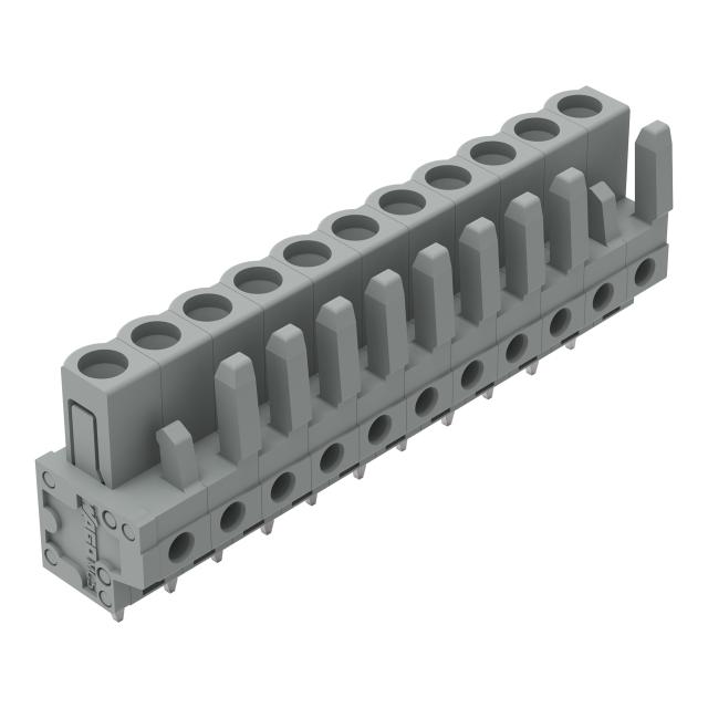 MCS-MIDI Classic gniazdo 11-bieg. szare raster 5 mm /25szt./ WAGO