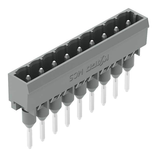 MCS-MIDI Classic wtyk 9-bieg. szary raster 5 mm /100szt./ WAGO