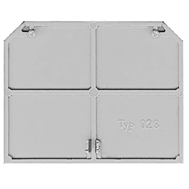 T923 ,  Przekładka, TS 35, dla złączki ZSG 1-35.0, szary