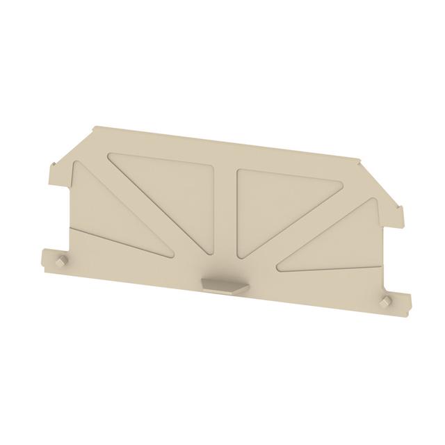 WAP WTL6 SL 4-6 Płytka końcowa (styki), 82.2 mm x 1.5 mm, Ciemnobeżowy /20szt./ 1238880000 WEIDMÜLLER