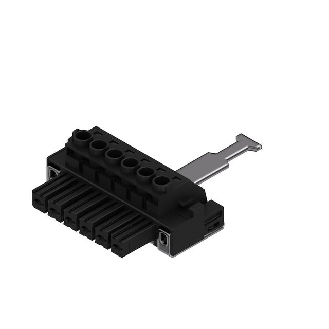 BVZ 7.62HP/06/180SH180C SN BK BX Złącze kablowe do płytek drukowanych /25szt./ WEIDMULLER