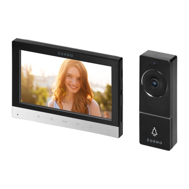 ALERTO, zestaw wideodomofonowy, bezsłuchawkowy, panel dotykowy 7" LCD, z gniazdem na kartę pamięci