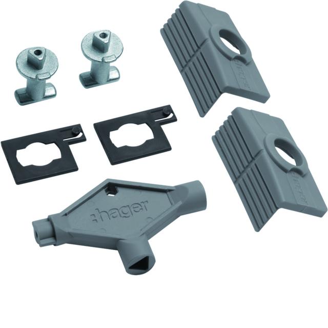 orion+ Zamek metal wkładka trójkątna z kluczem 8mm FL93Z HAGER