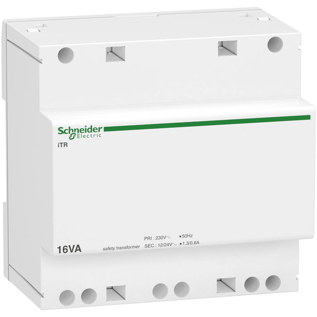 Transformator bezpieczeństwa Acti9 iTR-S-16/12-24 16 VA 12-24 VAC A9A15218 Schneider