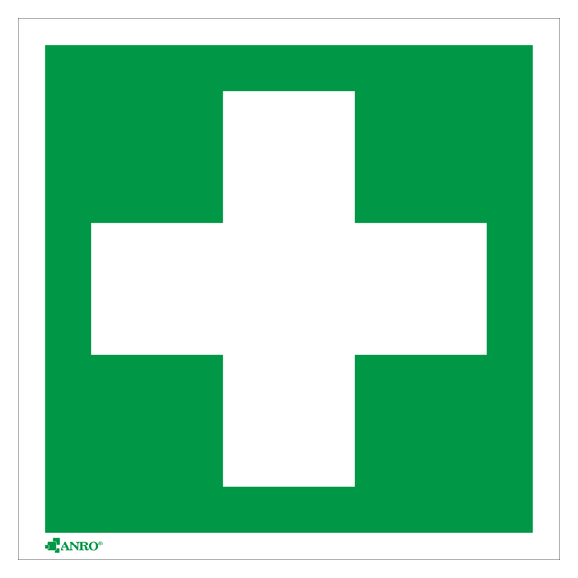 PIERWSZA POMOC 150X150 FOLIA SAMOPRZYLEPNA FOTOLUMINESCENCYJNA