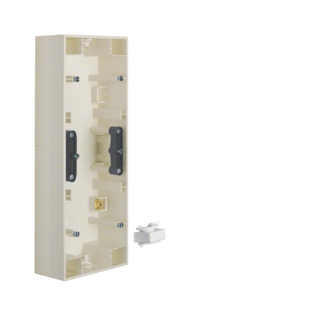 Puszka natynkowa 3-krotna; kremowy, połysk; S.1