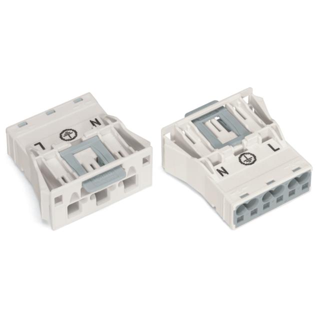 WINSTA wtyk 3-torowy SnapIn biały