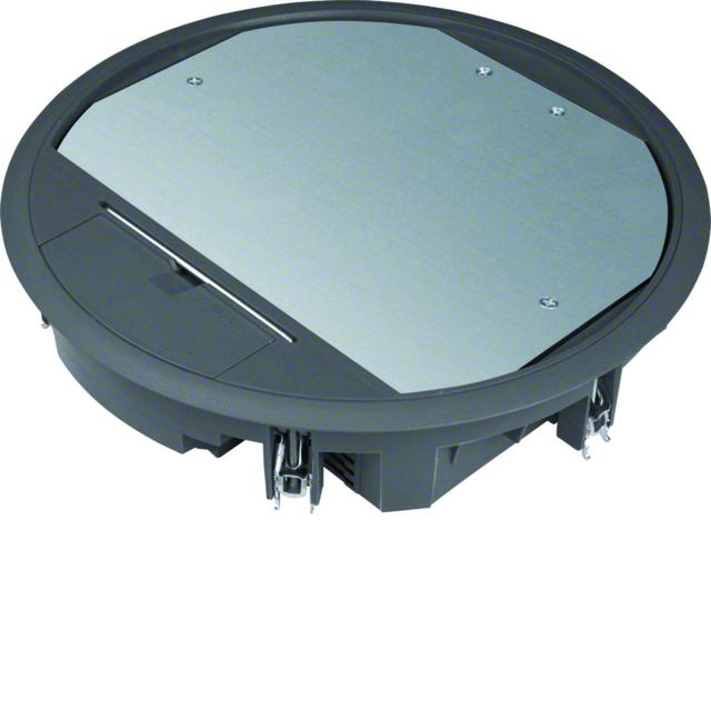 tehalit.VE-EE Pokrywa uchylna VR10 fi275 wykładzina 5mm czarny PA VR10059005 HAGER