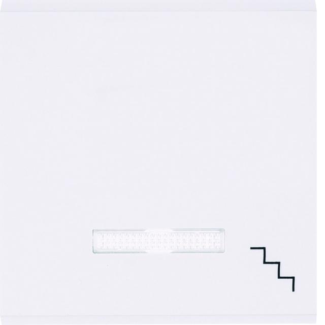 lumina Klawisz kontrolny z symbolem „Schody” biały WL6130 HAGER