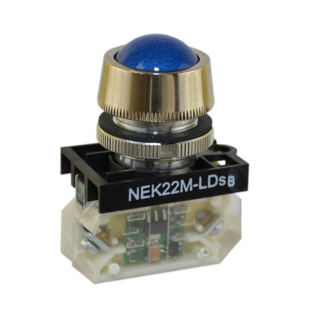 Lampka NEK22MLDS 24-230V niebieska