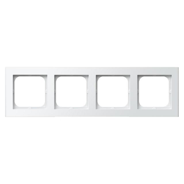 SONATA Ramka poczwórna - kolor biały
