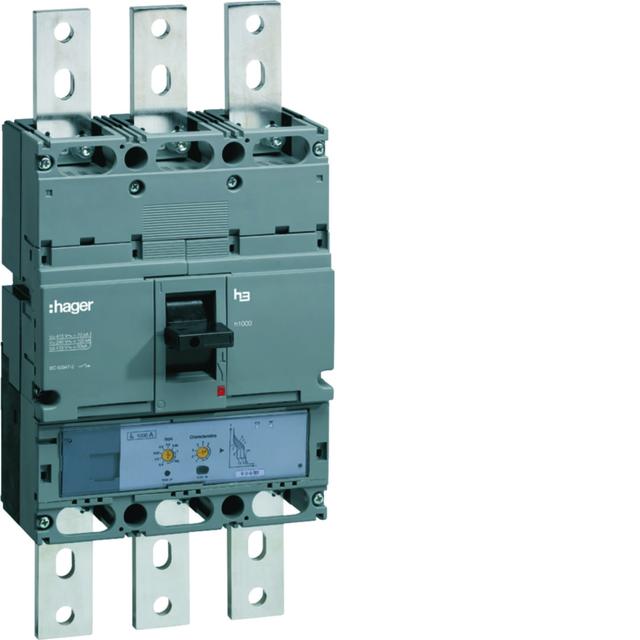 Wyłącznik mocy h1000 3P 50kA 1000A LSI HNE970H HAGER
