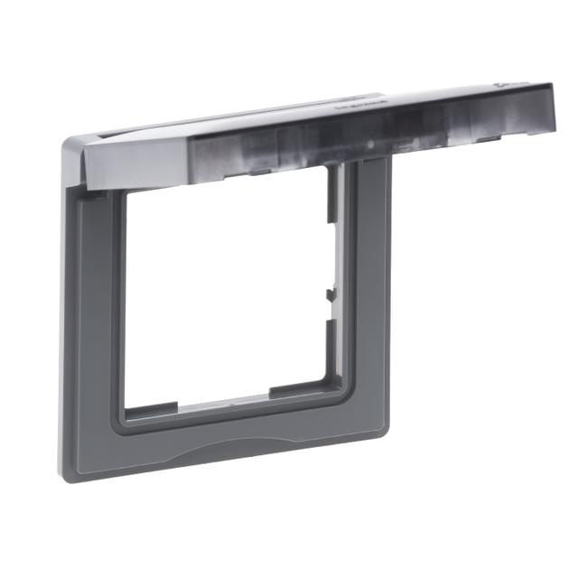 SUNO - Ramka - 1x-IP44, Aluminium, Legrand