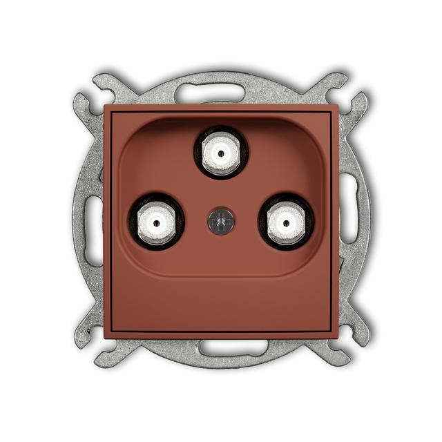 ICON Gniazdo multimedialne 3F DATA (Vectra) terakota 63IGMV KARLIK