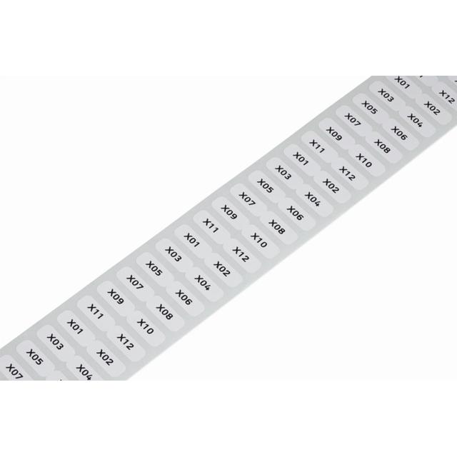 etykiety samoprzylepne z poliestru 6 x 15 mm żółte 3000 szt./rolka