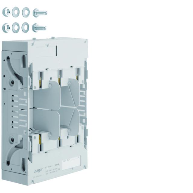 LT podstawa bezpiecz. NH1 3P 250A 690VAC płyta motaż. zaciski śruba M10 LT150U HAGER