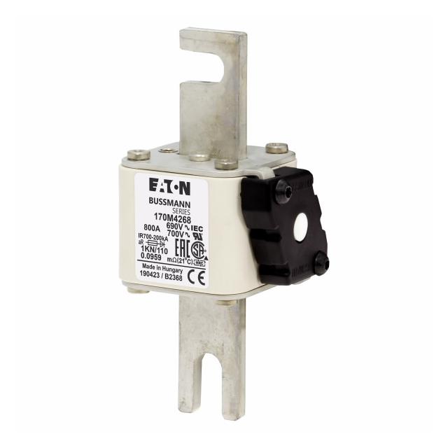 800A 690V 1KN/110 aR INDICATOR FUSE Wkładka szybka 800A AC 690V DIN 1 53x69x138 mm aR DI 170M4268 EA