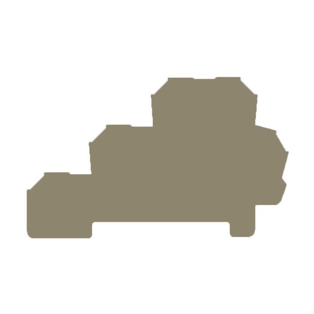 AP DLD2.5/PE DB Płytka końcowa (styki), 47.51 mm x 1.5 mm, Ciemnobeżowy /20szt./ 1783800000 WEIDMÜLLER