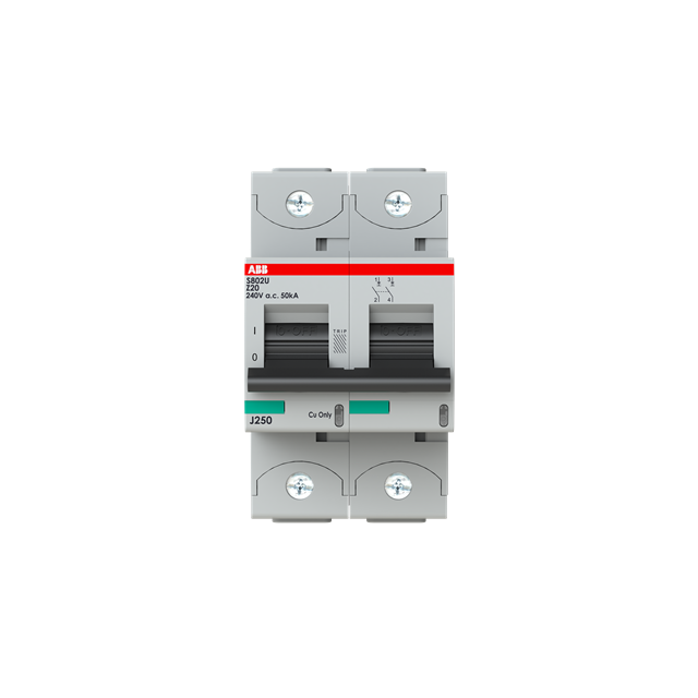 S802U-Z20 Wyłącznik nadprądowy 50kA 2P Z20A 2CCS862017R0205 ABB