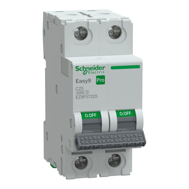 Wyłącznik nadprądowy Easy9 PRO 6kA 2P C25A EZ9F57225 Schneider