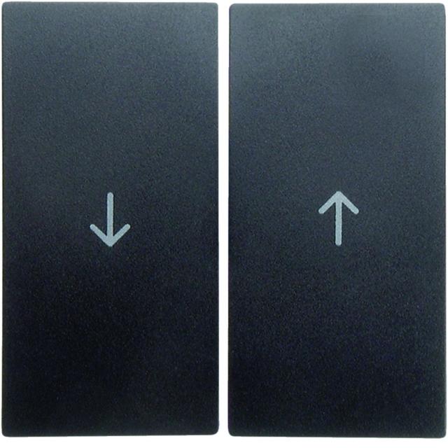 BERKER B.X Klawisze nadrukowany symbol strzałka do łącznika żaluzjowego antracyt mat 16251606 HAGER