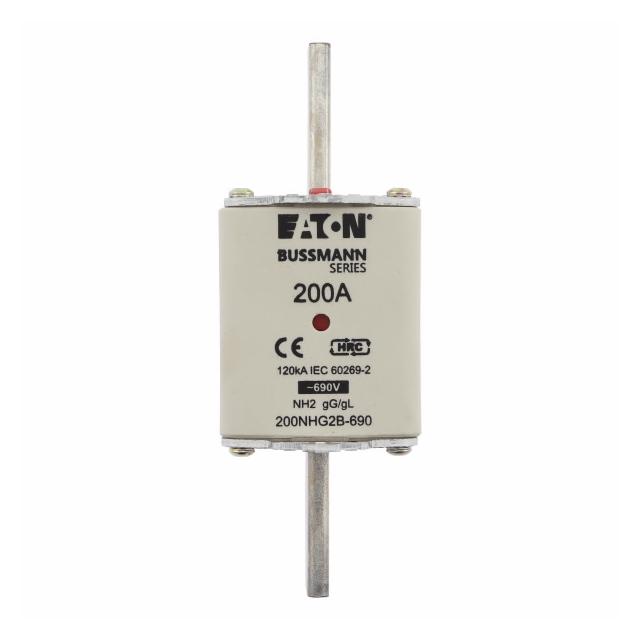 NH FUSE 200AMP 690V gG SIZE 2 Wkładka NH2 200A 690V GL/GG podwójny wskaźnik 200NHG2B-690 EATON
