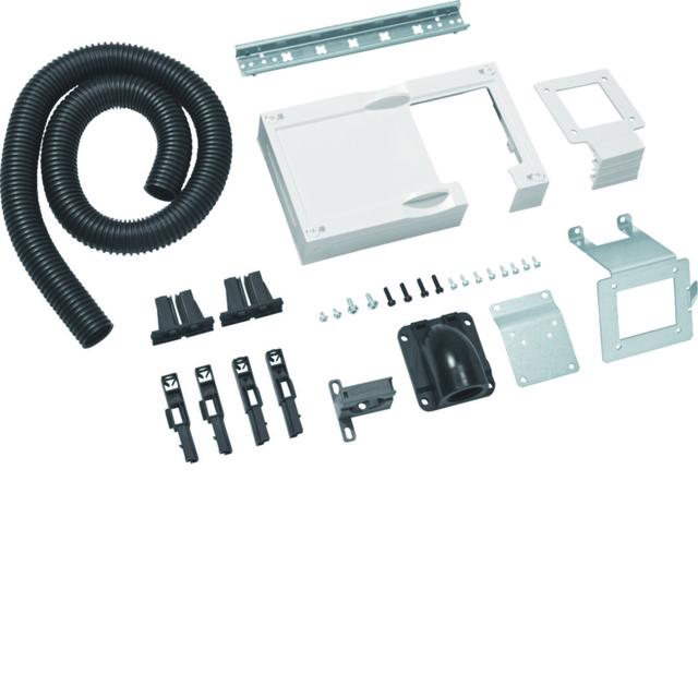 Zestaw kompletny z pokrywą 150x500mm do okablowania drzwi z rurą fi29 mm UC12BT29 HAGER
