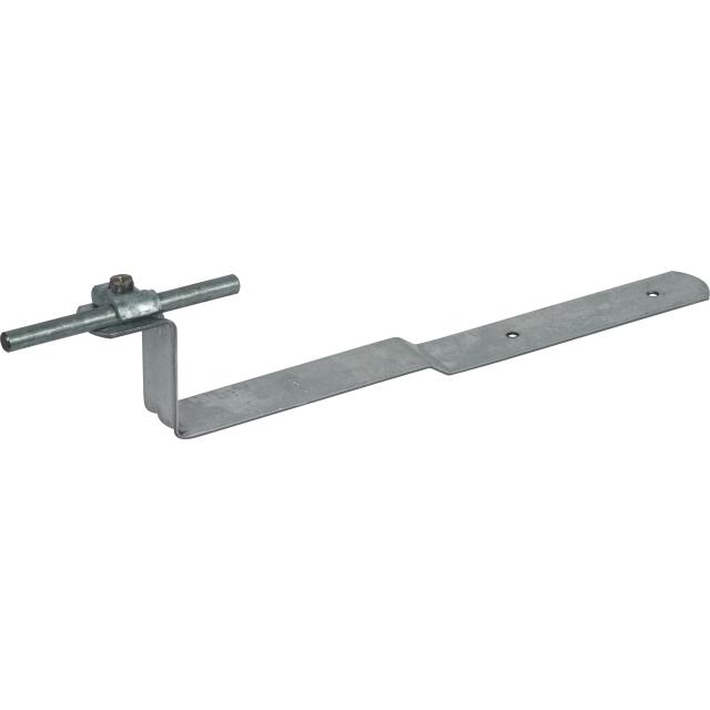 Wspornik dachowy z DEHNQUICK, z wygięciem, St/tZn