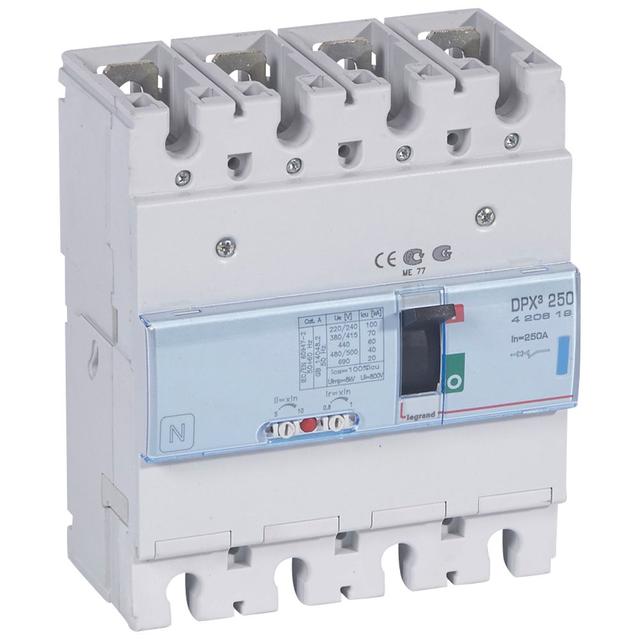 Wyłącznik DPX3 250 4P 250A 70Ka 420619 LEGRAND