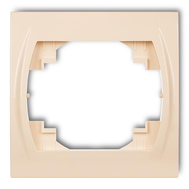 LOGO Ramka pozioma pojedyncza beżowa