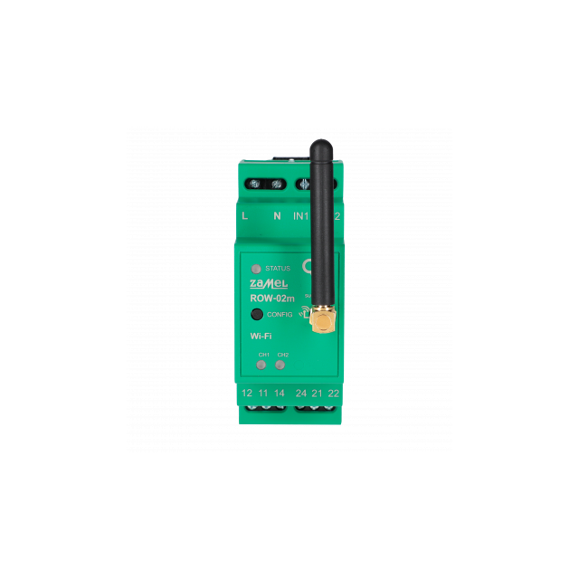 ODBIORNIK WI-FI MODUŁOWY 2-KANAŁOWY TYP: ROW-02M