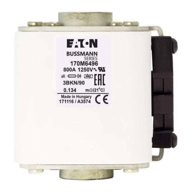 FUSE 800A 1250V 3BKN/90 AR Wkładka szybka 800A AC 1250V rozmiar 3 76x92x91 mm aR IEC UL w 170M6496 E
