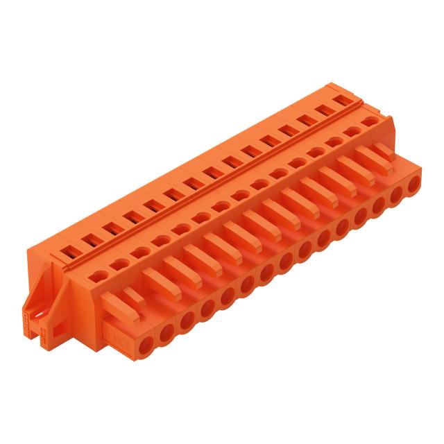 Gniazdo MCS-MIDI Classic 15-biegunowe pomarańczowe raster 5,08mm /25szt./ 231-315/031-000 WAGO