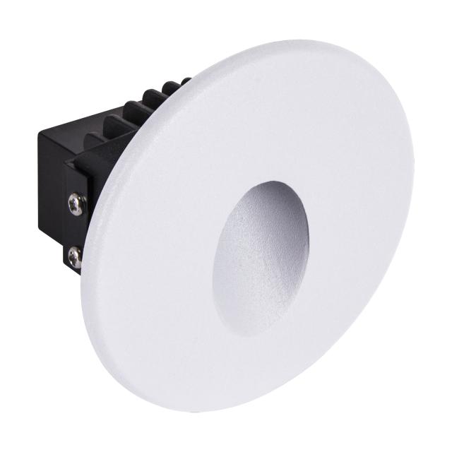 Ideus oczko ścienne schodowe LED Azyl C 1,6W 70lm 4000K białe IP54 03905