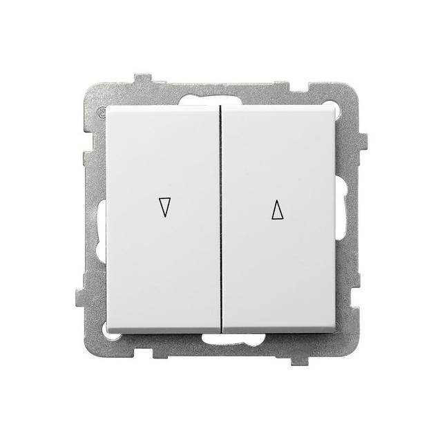 SONATA Łącznik żaluzjowy, zwierny - kolor biały