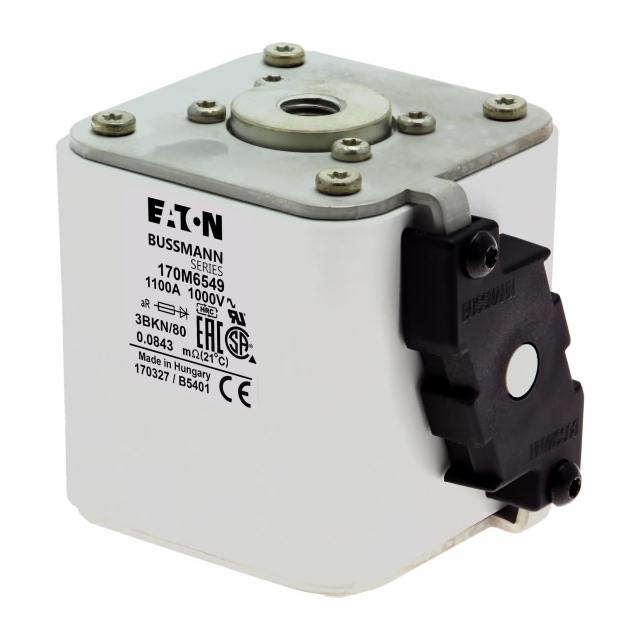 FUSE 1100A 1000V 3BKN/80 AR Wkładka szybka 1100A AC 1000V rozmiar 3 aR IEC UL 170M6549 EATON