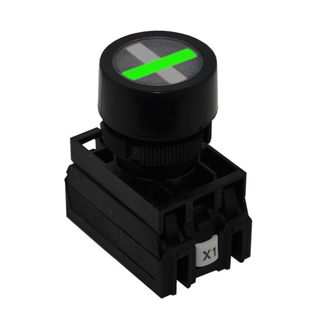 Wsk.położ. NEF22WP 24V-230V żółto-zielony