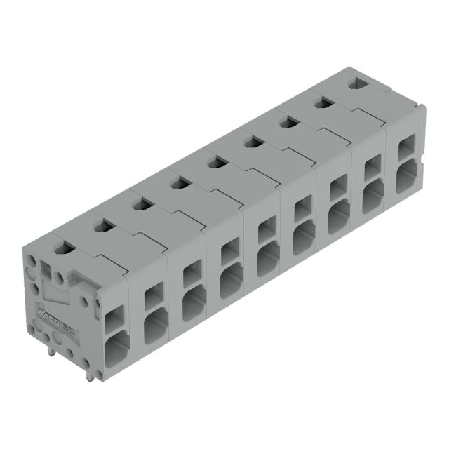 Złączka do płytek drukowanych 4mm2 RM 7,5mm 9-bieg szara /35szt./ 2624-1309 WAGO