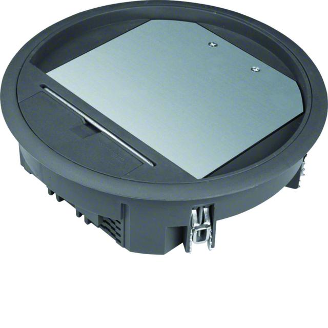 tehalit.VE-EE Pokrywa uchylna VR06 fi215 wykładzina 12mm czarny PA VR06129005 HAGER